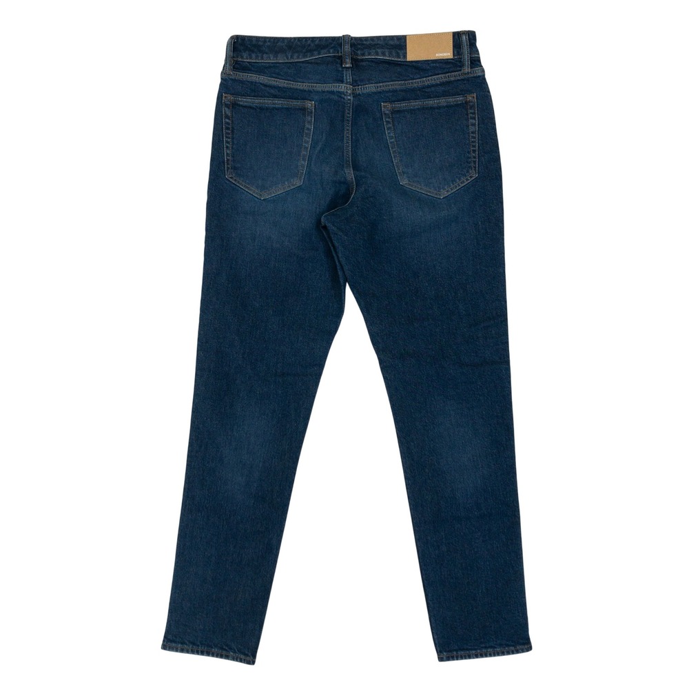 Bonobos Jeans Mens Size 32/32 Blue Slim Taper Dark Stretch Factory Sample New - Picture 9 of 16